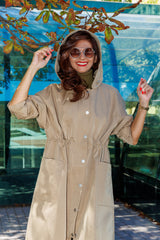 Timeless Hoody Trenchcoat