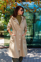 Timeless Hoody Trenchcoat