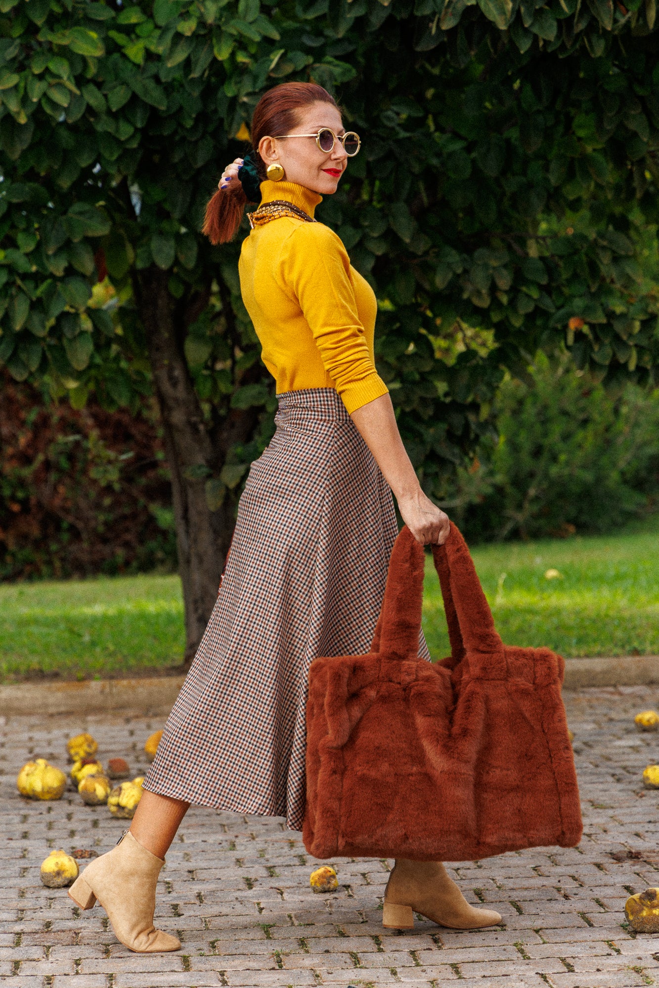 Geantă cu husă ecologică din păr