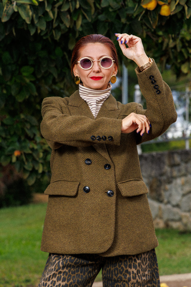 Timeless Beauty premium wool bouclé jacket (short coat).