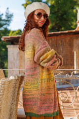 Long cardigan in wonderful colors!
