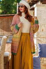 Long cardigan in wonderful colors!