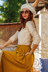 The softest high-neck blouse!