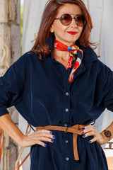 The denim dress!
