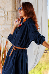 The denim dress!