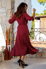 The dress in passionate red!