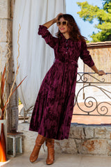The velvet dress!