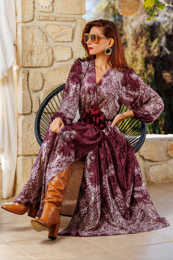The bohemian dress with a gorgeous belt!