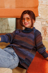 Пуловер Deep Wool Blue!