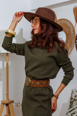 Шапка с периферия Dark Brown!