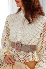 Блуза-риза White Pearl