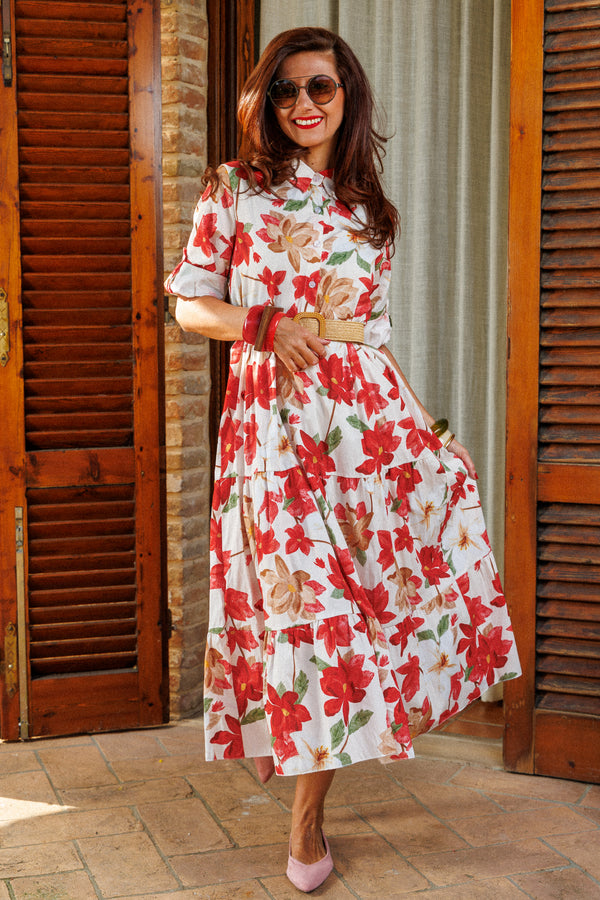 The Dress with the Red Flowers