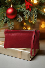 Кожен мини клъч/несесер/портфейл!