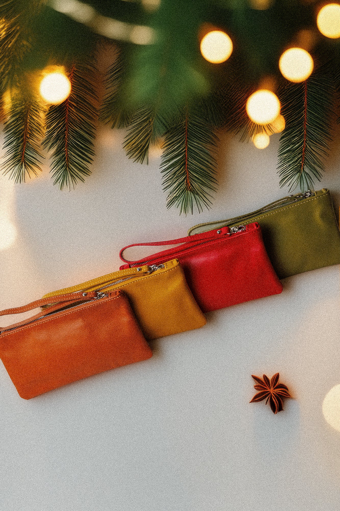 Leather mini clutch/purse/wallet!