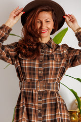 Карирана рокля Browny!