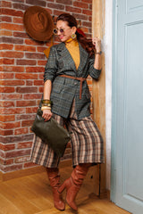 Блейзерът в разкошно зелено каре!