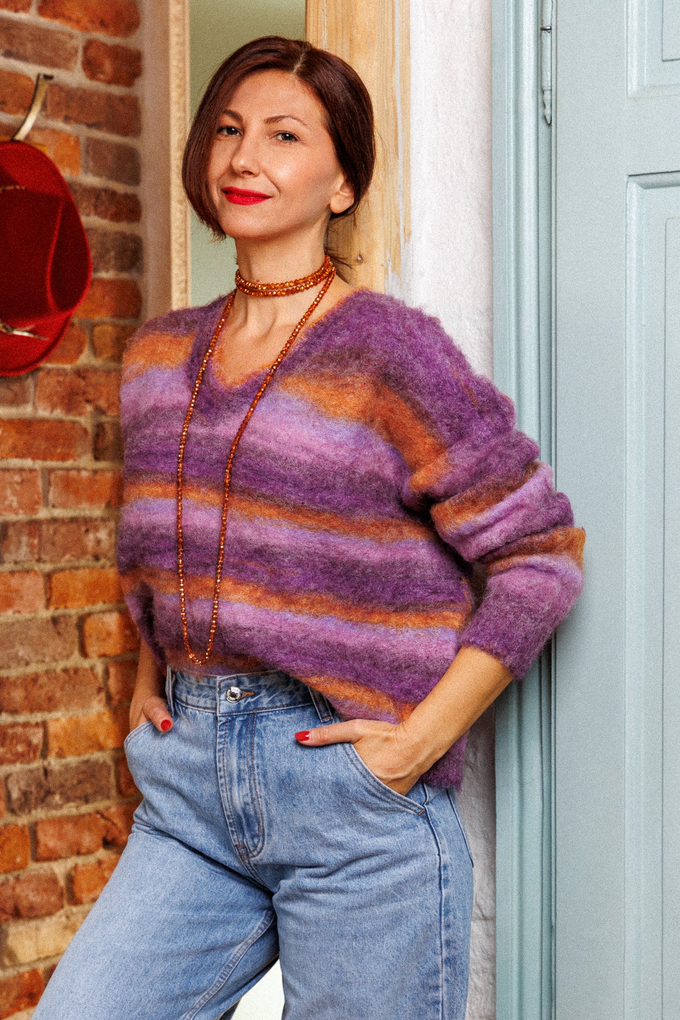 The Perfect Purple Sweater!