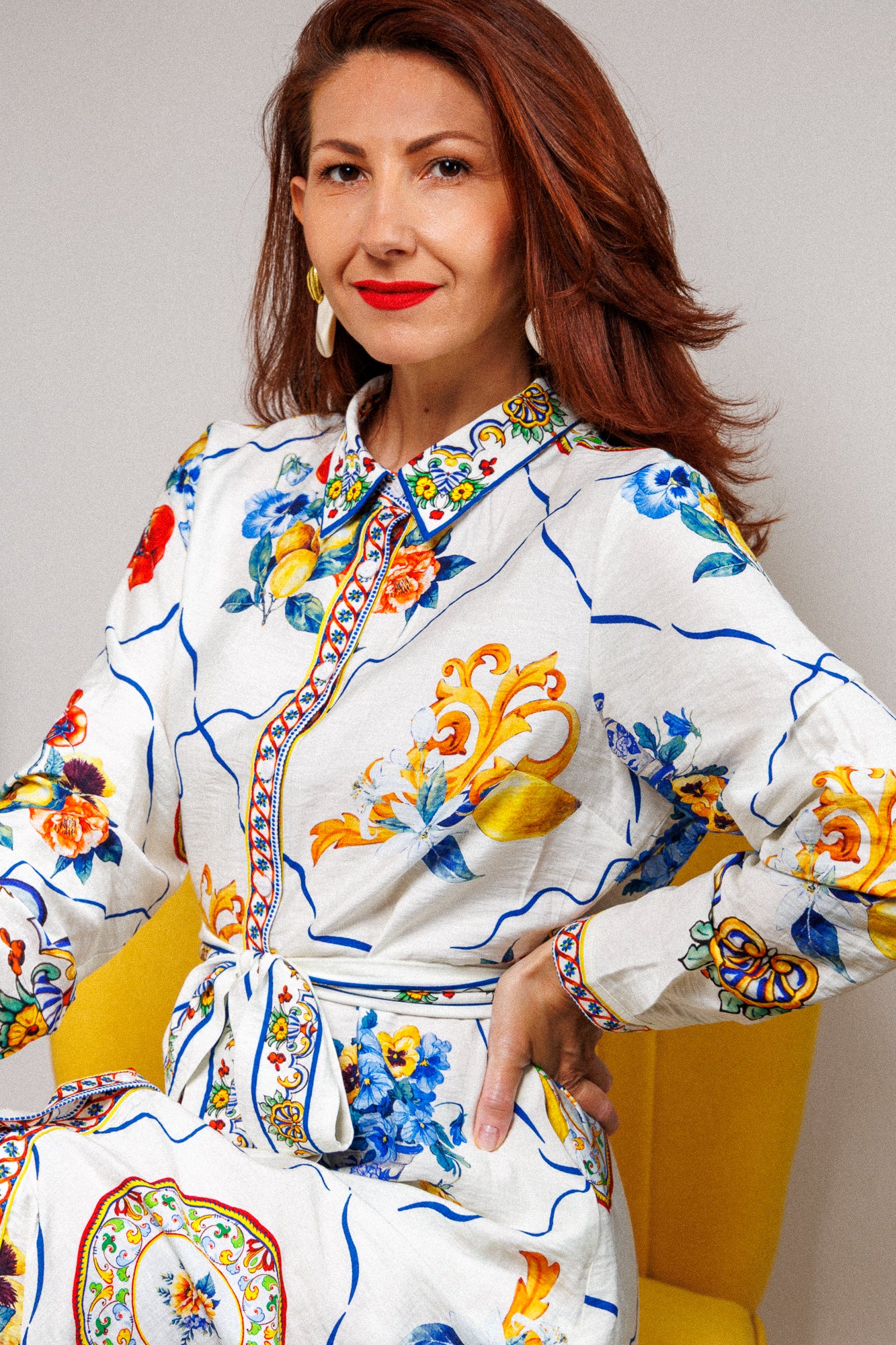 Роклята с лимони и цветя!