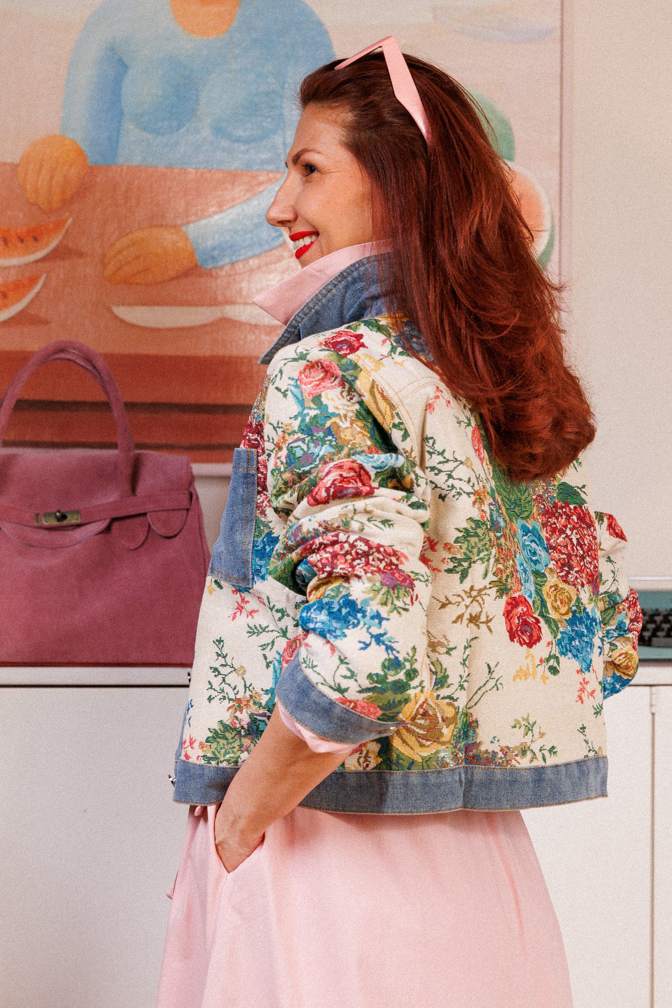 Красивата нежнорозова рокля!