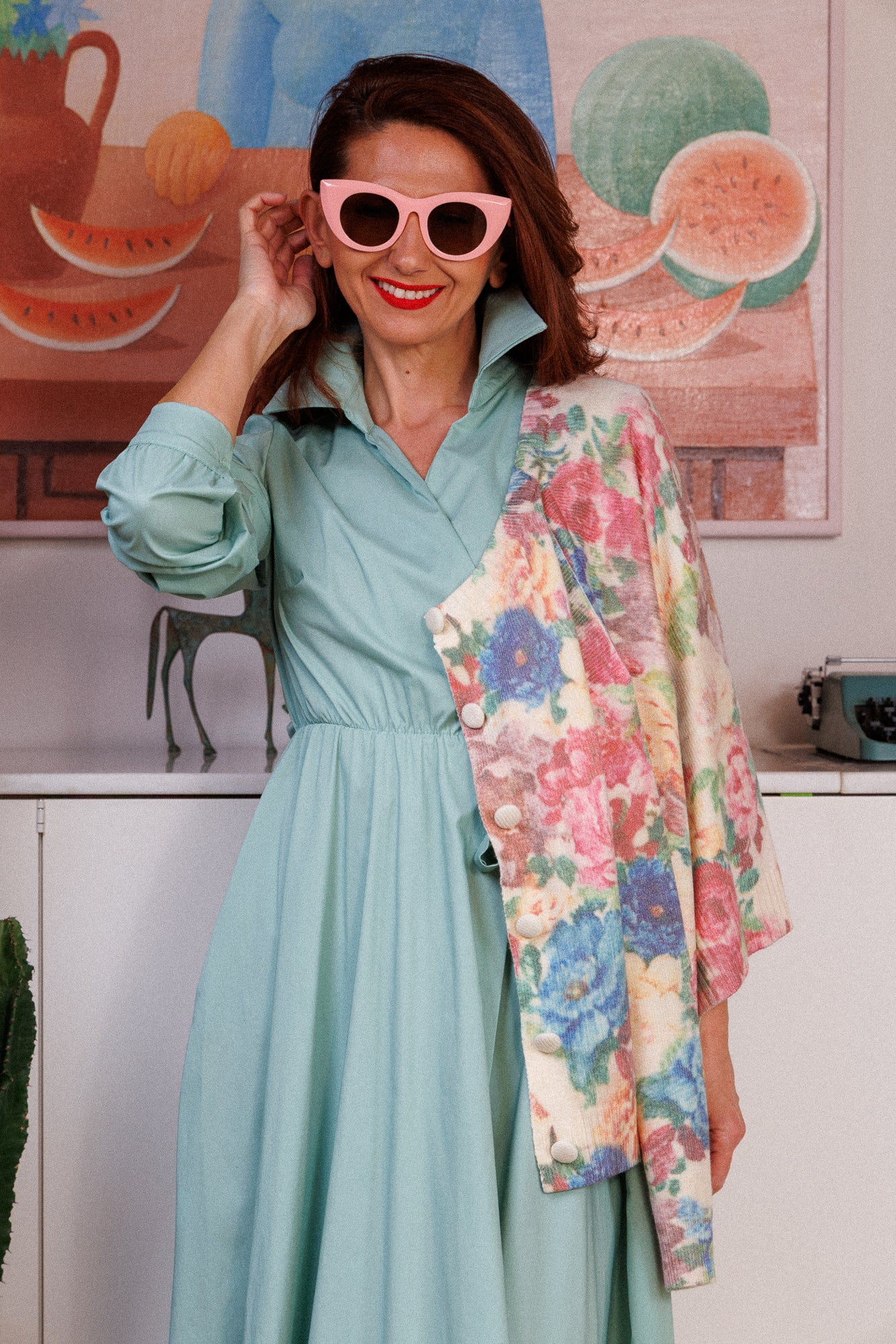 Най-нежната жилетка на цветя!