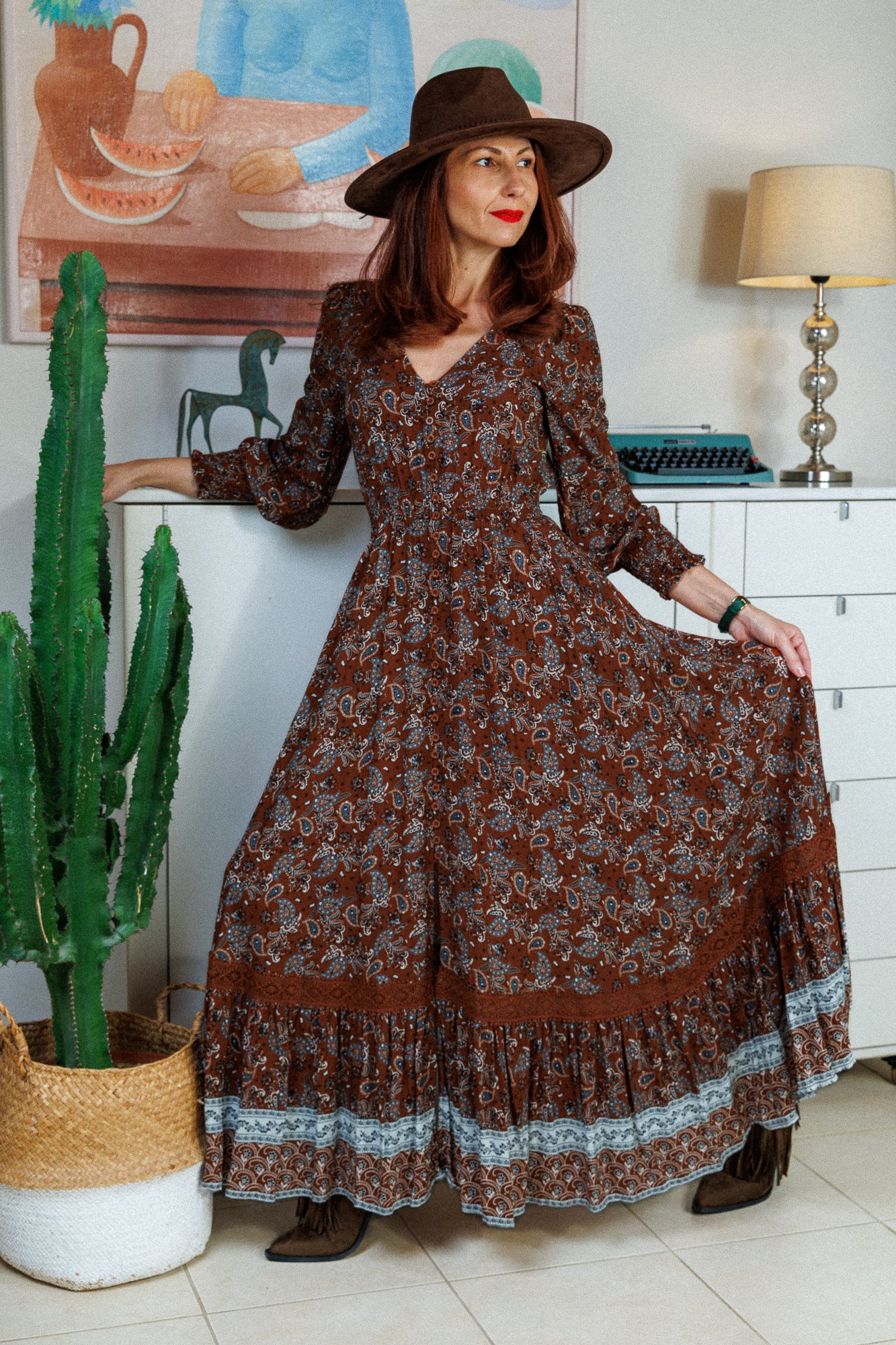 The Brown Bohemian Dress!