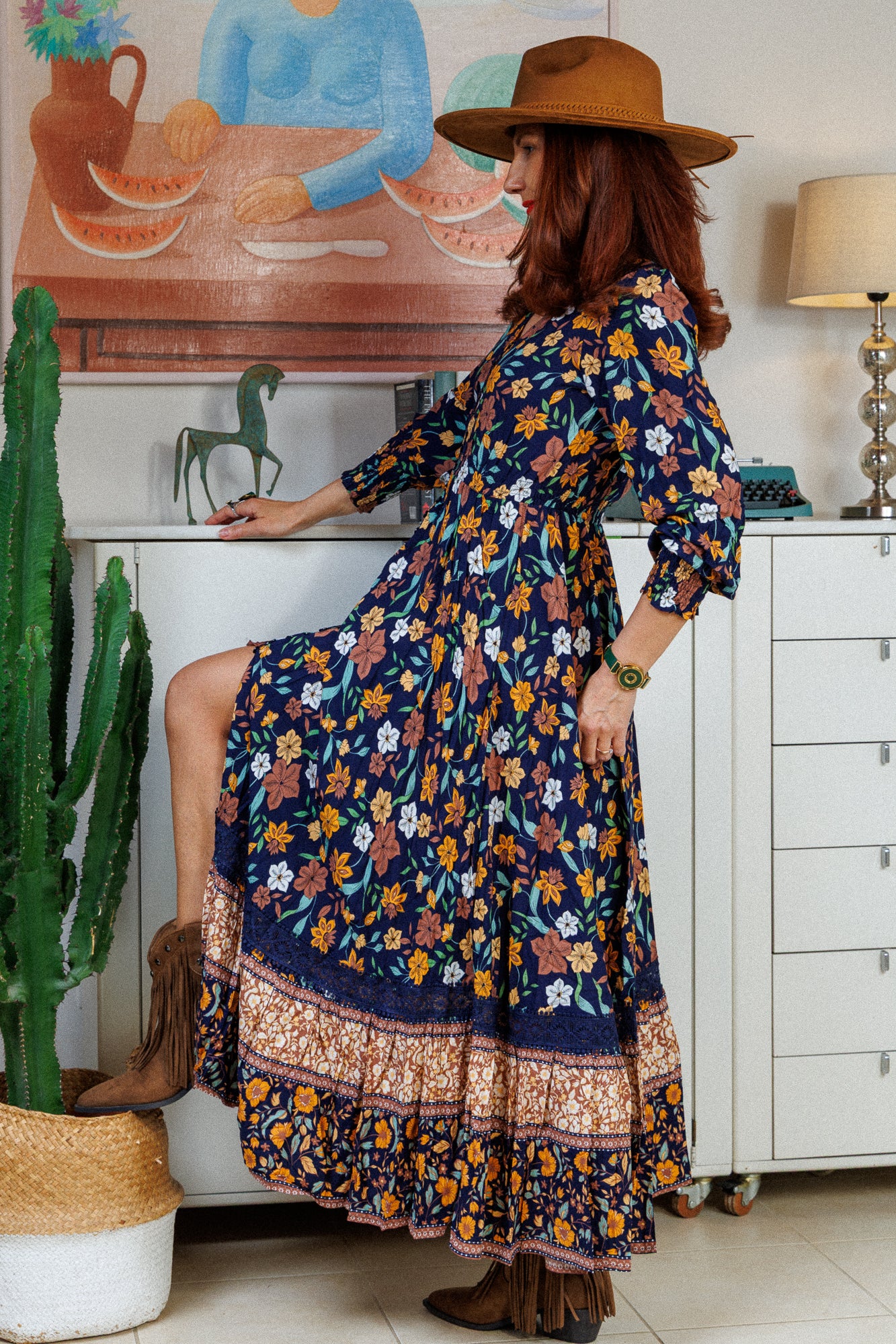 Flowers Bohemian Dress!