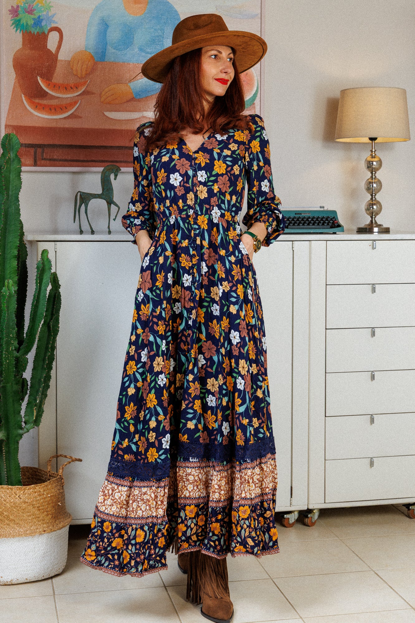 Flowers Bohemian Dress!