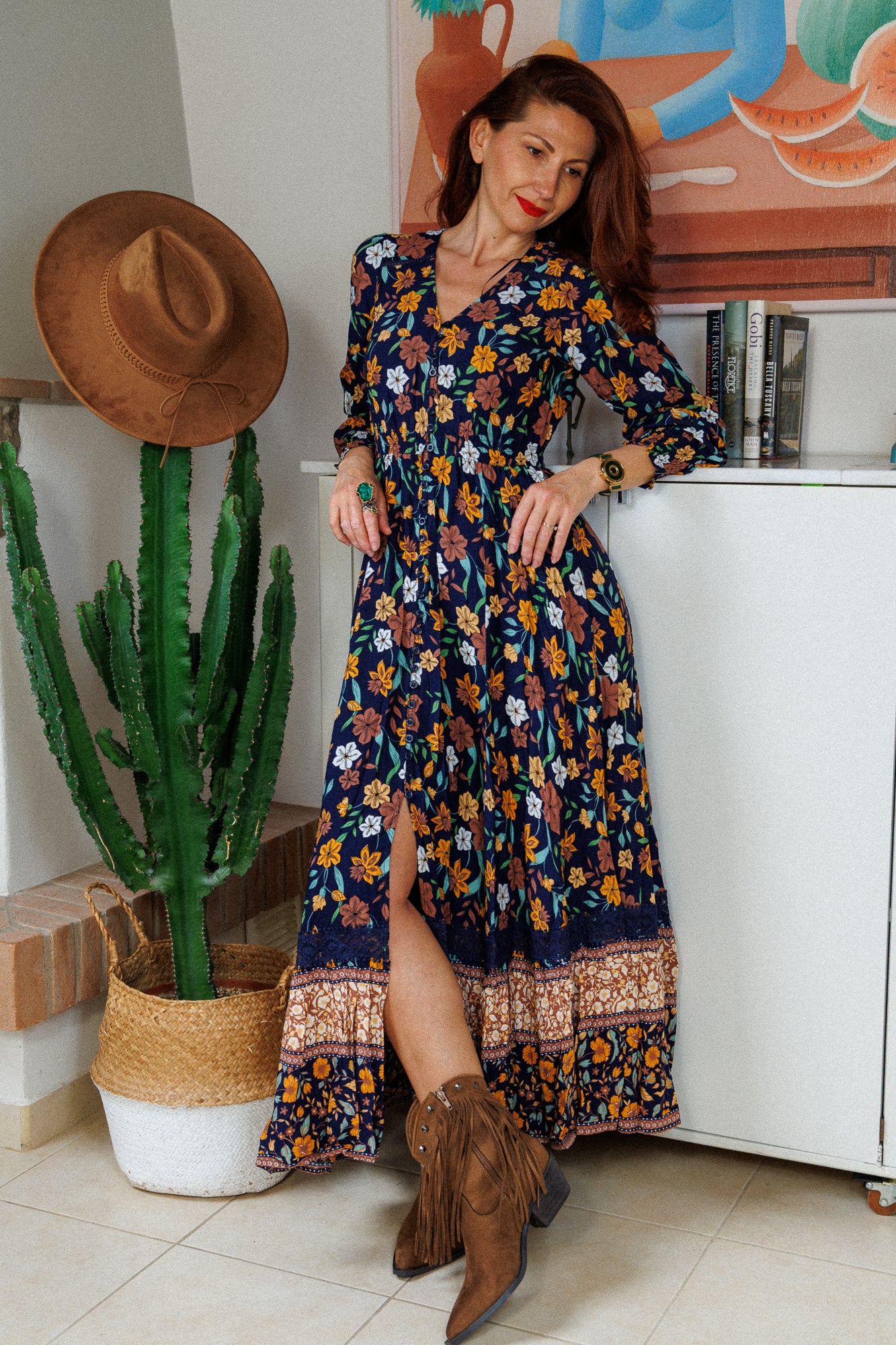 Flowers Bohemian Dress!