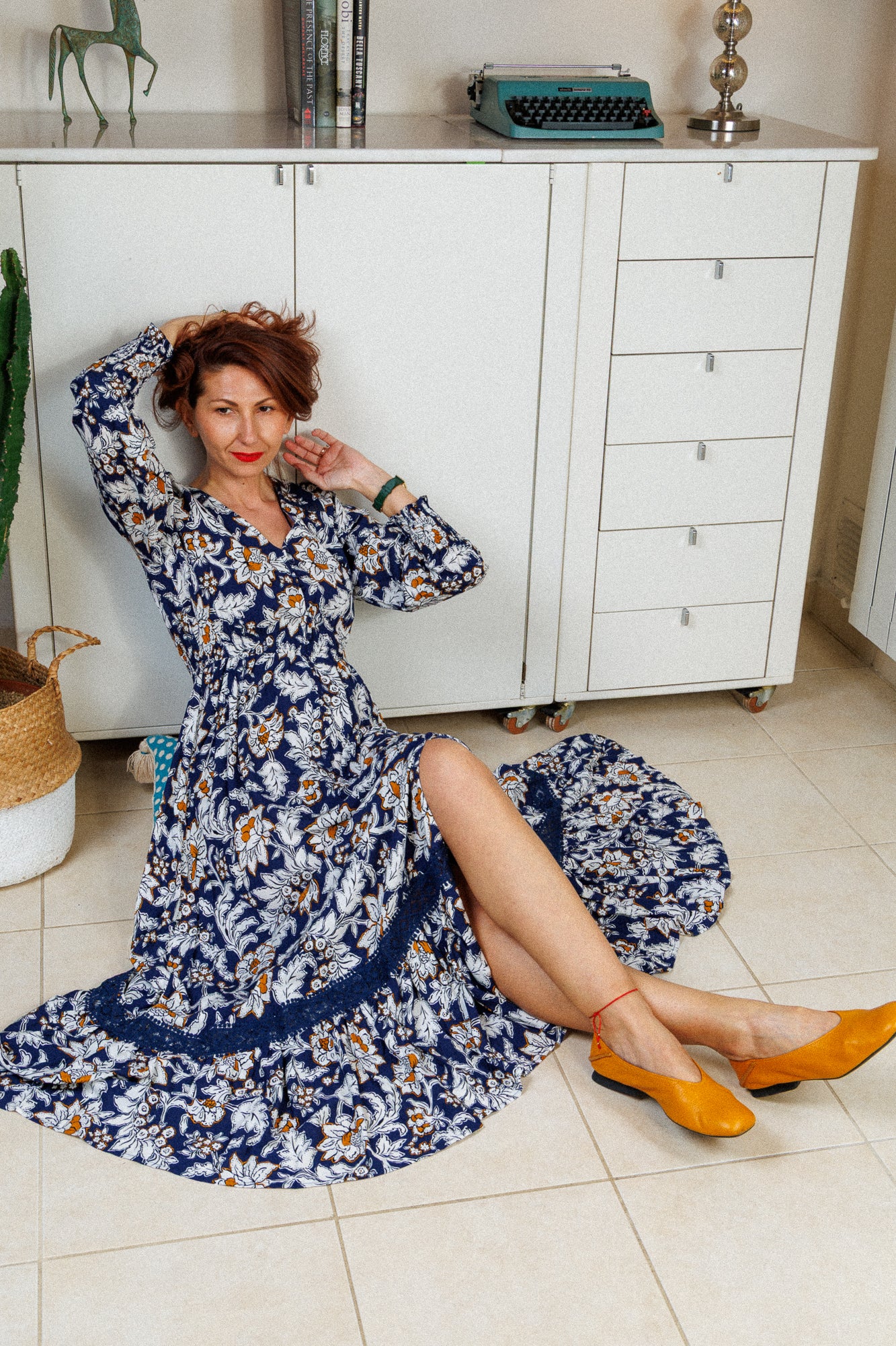 The White-Blue Bohemian Dress!