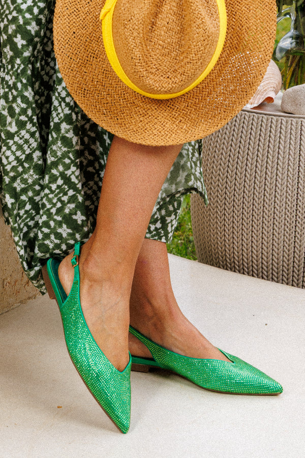 Green Sunset sandal shoe