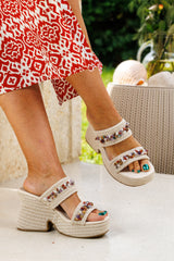 Чехли-сабо с платформа Comfort Summer