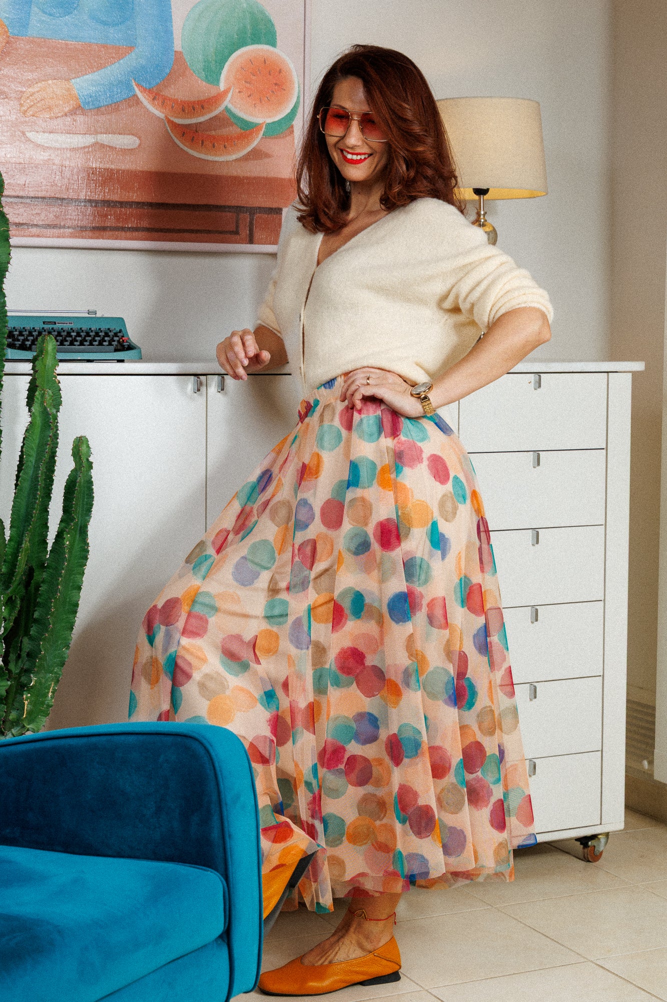 Superba fustă din tul!