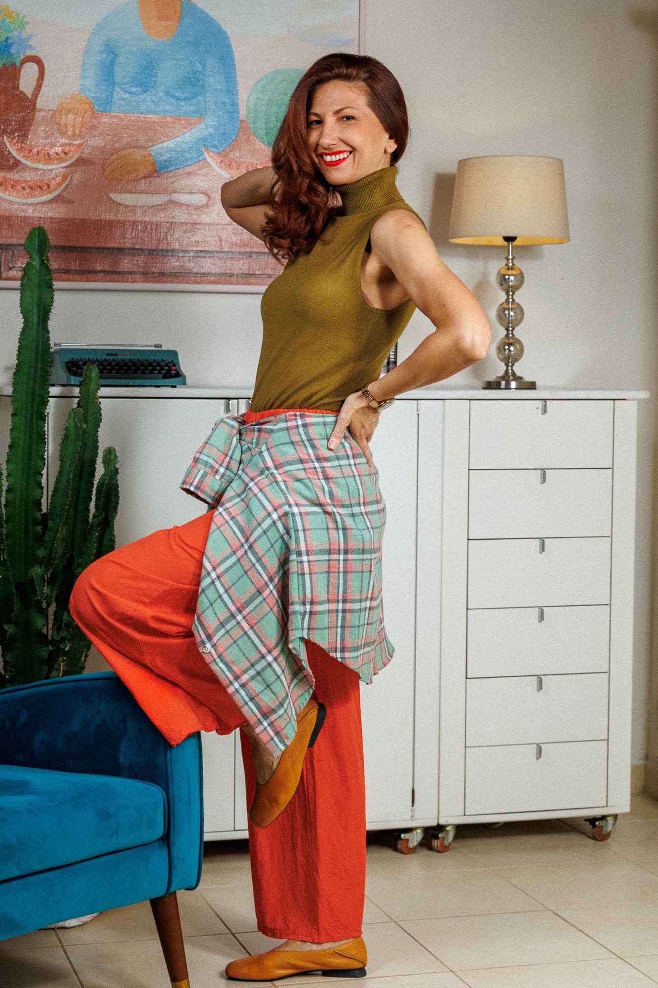 Карираната риза в супер цветове!