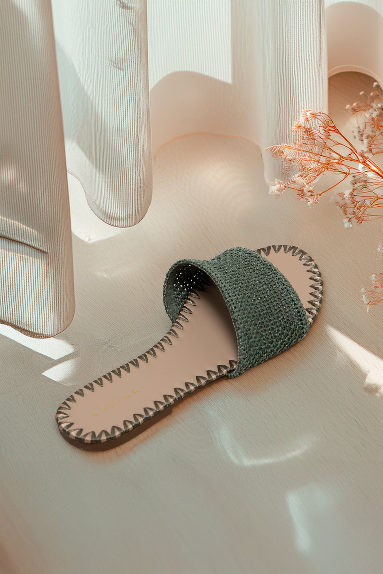 Чехли Kaki Green