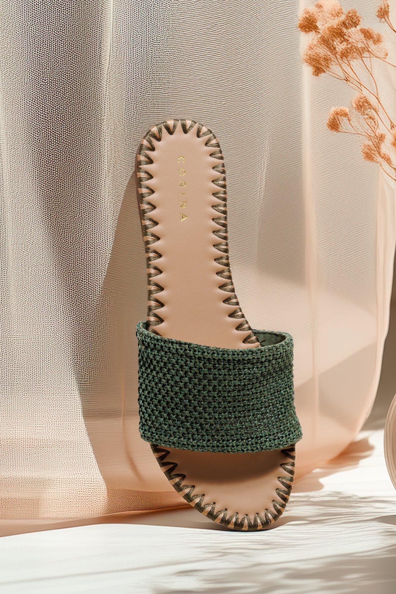 Чехли Kaki Green