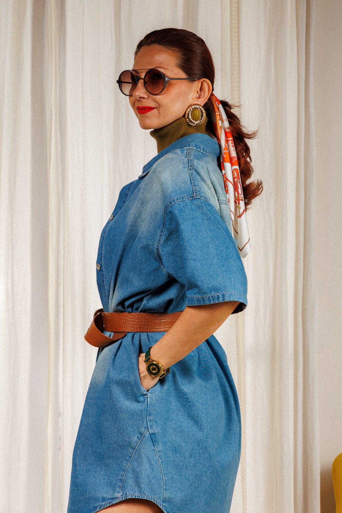 деним риза, dеnim риза, широка деним риза, риза с къс ръкав, синя дънкова риза.