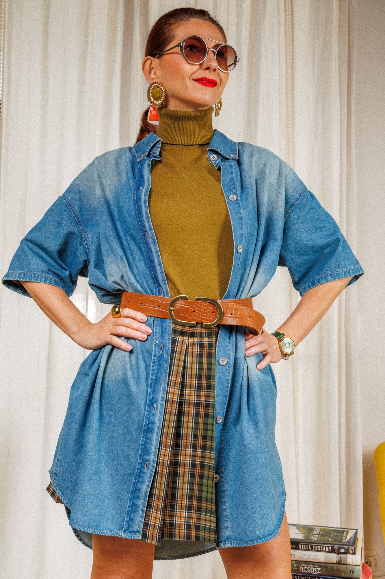 деним риза, dеnim риза, широка деним риза, риза с къс ръкав, синя дънкова риза.