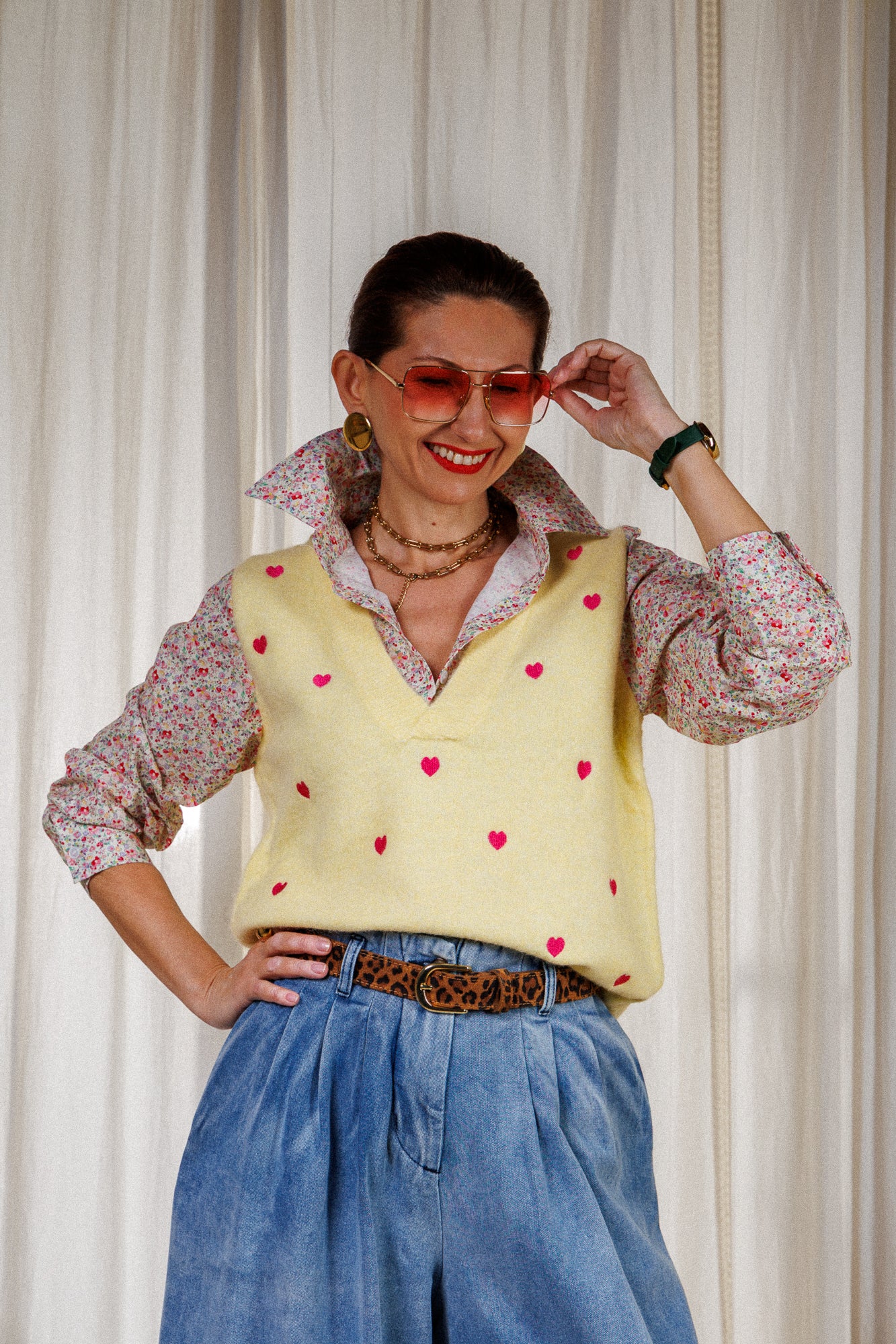 плетиво, риза с елек, риза-пуловер, ветна риза на сърчица. 