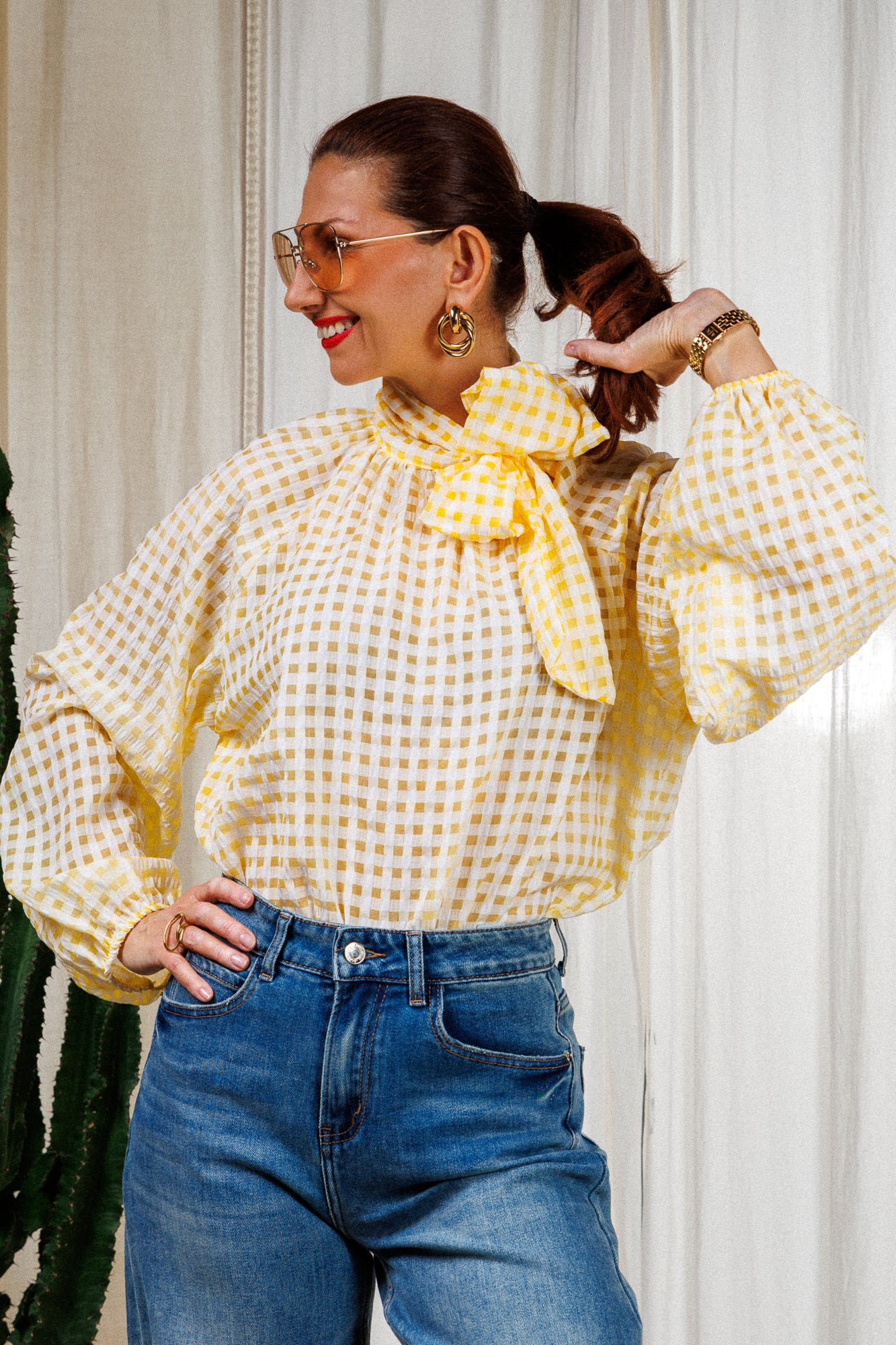 The gorgeous blouse-shirt!