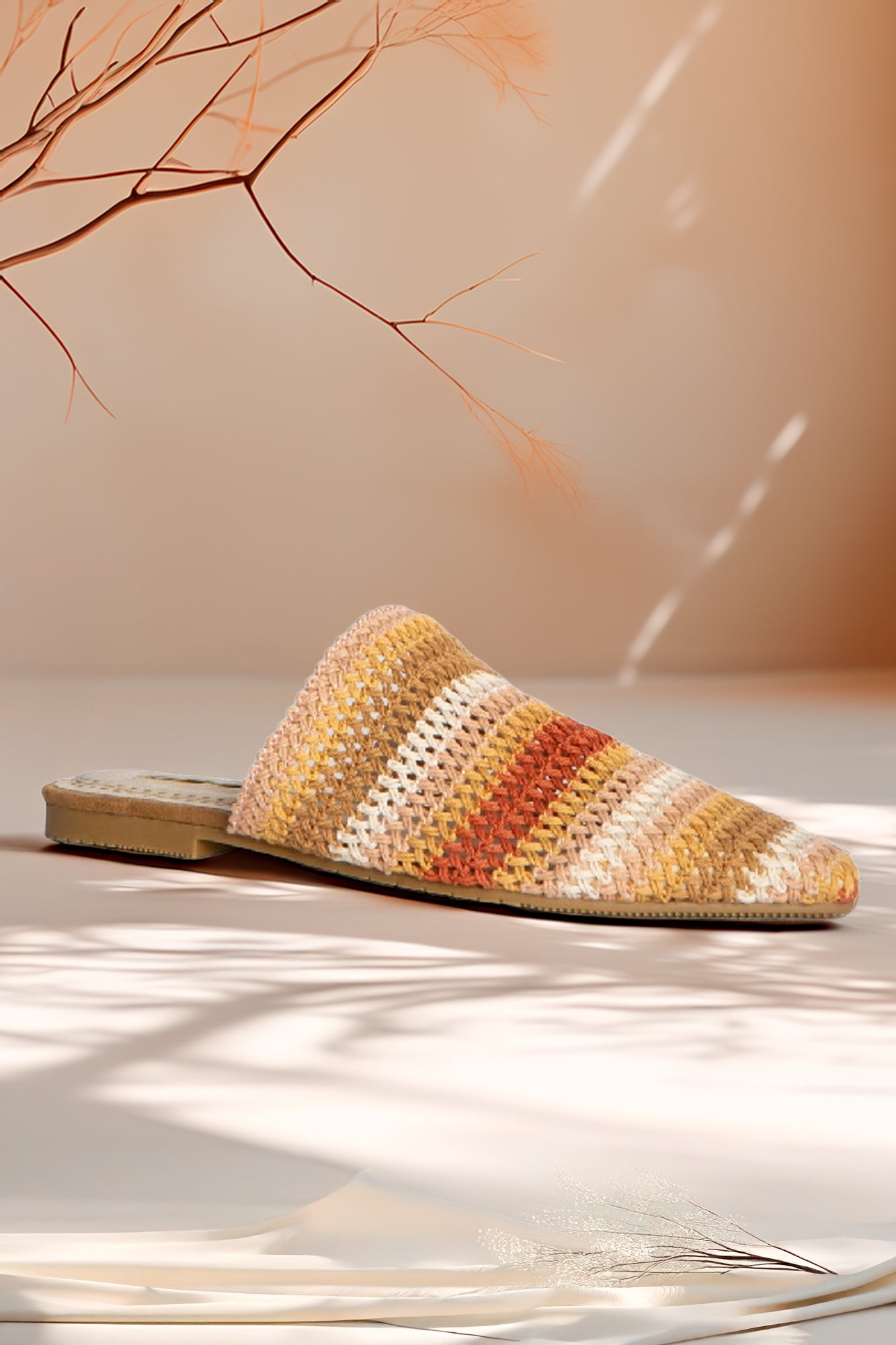 Плетени чехли Rainbow